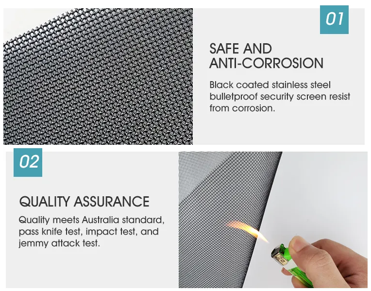 11x11mesh Anti Theft Window Screen Roll