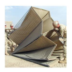 Wholesale SGS Square Shape Military Defensive Barrier Gabion Barriers 300GSM In Ghana from china suppliers