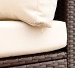 Indoor/Outdoor Furniture Sets Rattan All-Weather Washable Cushions with Coffee