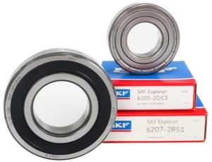 Wholesale 6207 2RS1 SKF Deep Groove Ball Bearing Brass Cage Type For Heavy Duty from china suppliers