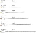 304 Stainless Steel Wire Mesh Cable Socks Wire Mesh Cable Grip