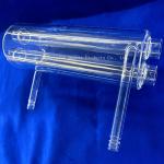 Temperature Heating Tube Furnace Tube High Purity Cyclic Laboratory Quartz Glass