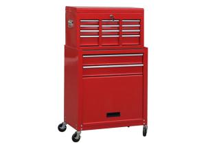 Wholesale Metal Garage Storage Steel Tool Cabinet , 8 Drawer Tool Trolley With Key Lock from china suppliers