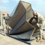 Galvanized Flood Control Military Hesco Barriers 4.0mm 5.0mm Wire