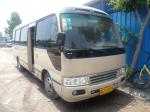 111 - 130 Km / H Used Coaster Bus Manual Tourists Shuttle Bus 2015 - 2018 Year