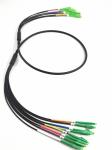 Non Armored Fiber Optic Cable Sc To Lc Wireless Base Station Horizontal /