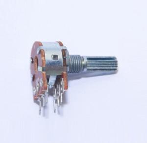 Wholesale 16mm rotary potentiometer with metal shaft, carbon potentiometer, trimmer potentiometer from china suppliers