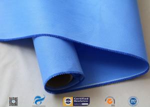Wholesale 550 g/m2 0.55mm Blue Silicone Coated Fibreglass Fabric For Insulation Jacket from china suppliers