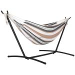 Double Hammock Two Person Hammock Chair with Steel Stand/Space Saving Steel