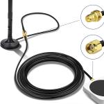 RG174 Coaxial RP SMA Male to RP SMA Female Antenna Extension Cable for Wifi