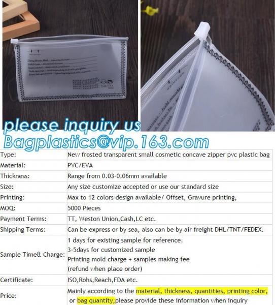 popular office stationary A4 pvc document bags with zipper,A4 PVC PP clear zipper file folder document bag bagplastics