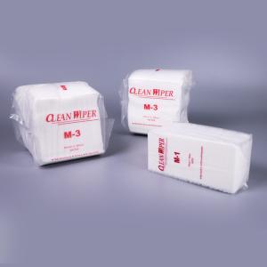 Wholesale Lint Free Polyester Nonwoven Cleanroom Wipes 35gsm Polyester Wiper from china suppliers