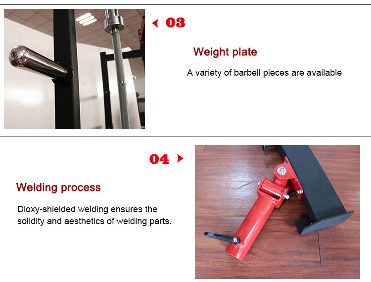Body Fit Commercial Power Cage Adjustable Squat Rack With Pull Up Bar
