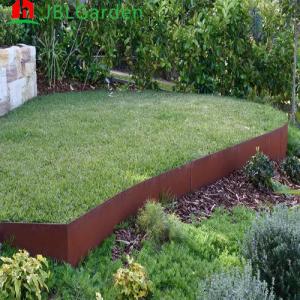 China Natural Rusty Metal Garden Lawn Edging Corten Steel Decorative Landscape Border on sale