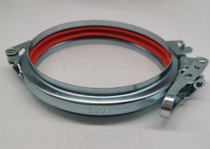 Wholesale Dust Extraction System 120mm HVAC Galvanized Pipe Clamp from china suppliers