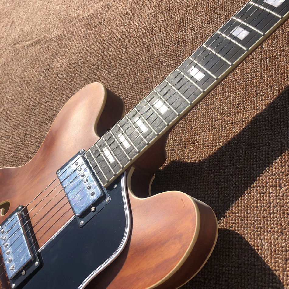 Custom Jazz Electric Guitar with Chrome Hardware