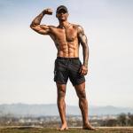 Mens Boxer Sweat Cotton Running Basketball Board Pants Jogger Gym Shorts