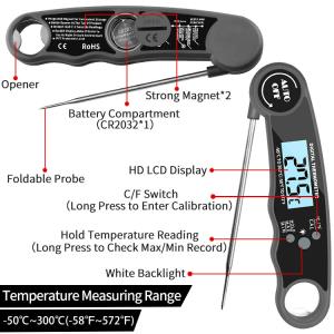 Wholesale Digital Meat Thermometer For BBQ Cooking Container Quantity 200/168pcs Kitchen Product from china suppliers