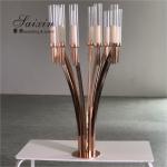 ZT-396 Latest Luxury Metal Candle Holders For Wedding Table Decoration