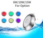 Refined AISI 316LSS Underwater Surface Mount Pool Light RF-YC150SS-6W
