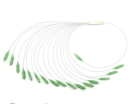 0.9mm G657A1 Fiber Optic Splitter , 1x16 Optical Splitter for LANs