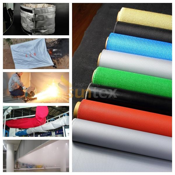 Silicone Coated Fiberglass Fabric With Excellent Abrasion And Corrosion
