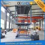 Mechanical Inground Big Heavy Duty Double Scissor Lift Table 2 Car Parking Lift