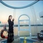 PC Dome Clear Globe Tent Good Toughness For Leisure Facilities