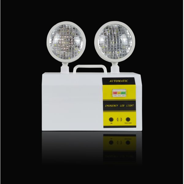 High Brightness 5000mah LiFePO4 Twin Spot Emergency Light