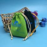 Drawstring Velvet Pouch Reusable Custom Jewelry Packaging Bag