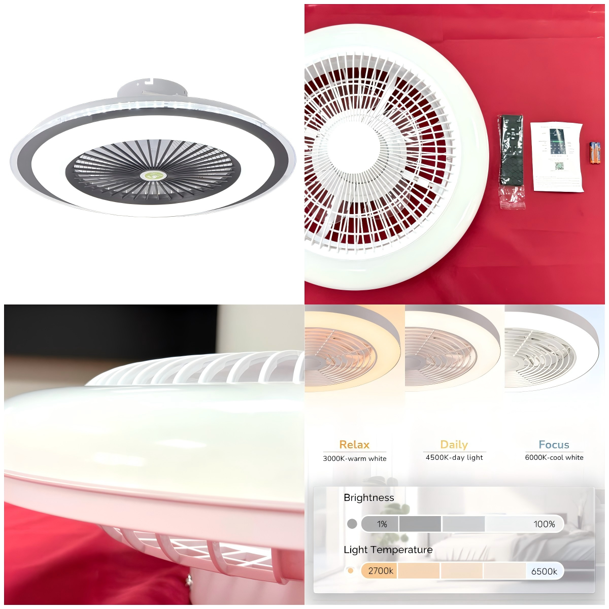 Wholesale factory Fashionable Modern Remote Control Deluxe Led Ceiling Strip Hanging Light with Fan
