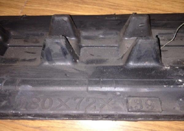 180mm Wide Excavator Rubber Tracks For Mini Excavator Kubota Kx21 / Bobcat 418 /