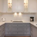 Easy Clean Kitchen Cabinet Popular Furniture with Advantage of Plywood Material