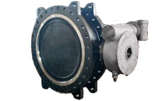 Wholesale Low Torque Double Flanged Butterfly Valve , High Temp Butterfly Valve Field Replaceable Seats from china suppliers