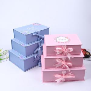Wholesale Promotional Custom Rigid Paper Gift Box , Rectangle Gift Boxes With Lids from china suppliers