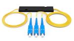 1260nm 2.0mm 1x2 Fiber Coupler Planar Lightwave Circuit Splitter