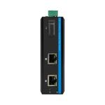 POE SC Connector Dual Fiber Industrial Switch Hub With 2 RJ45 Ports Network