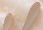 Eco-friendly Non-woven Interior Wallpaper , European Style Leaf Pattern