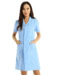 White Medical Hospital Staff Uniforms Custom Sizes Anti Pilling
