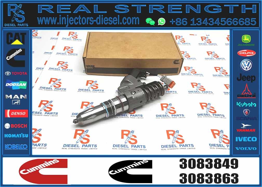 Diesel Engine parts 3083849 3411756 fuel injector for Cummins