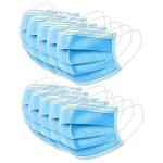 3ply Non Woven Disposable Protective Dust and Water-proof Face Mask For Civil