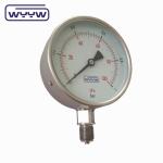 4" All Stainless Steel Pressure Gauge Dial 0-100bar 100mm SS304 Dry Oxygen