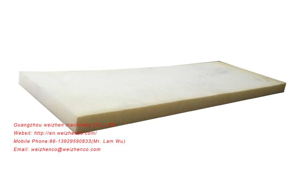 AC380/50HZ Voltage Kitchen Sponge Vertical Cutting Machine for Lamination Process