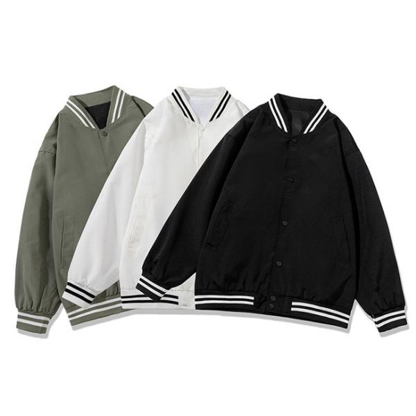 M L XL 2XL Varsity Bomber Jacket Trench Coat Fashion Matching Jackets For