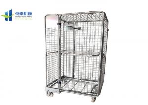 Wholesale Nestable Galvanized Wire Cage Trolley Corrosion Protection High Strength from china suppliers