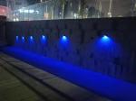 ABS PC Outdoor Solar Wall Light Garden150MAH Rechargeable