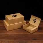 ECO Nature 300g Kraft Paper Take Out Food Containers HACCP EN13432