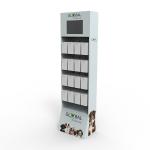 Customized Eyeshadow Display Rack Palette Metal Display Stand Cosmetic For