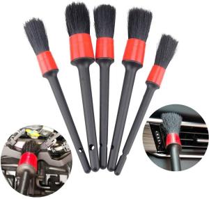 Wholesale Soft PP Bristle 5 Pcs Car Detail Cleaning Brush For Car Interior Panels from china suppliers