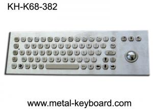 Wholesale 67 Keys Ruggedized Keyboard / Metal Computer Keyboard with Laser Trackball from china suppliers